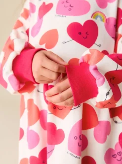 Little Bird by Jools Oliver Red/Pink Skater Sweat Dress