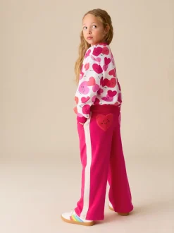 Little Bird by Jools Oliver Red/Pink Sweater and Joggers Set 2 Piece