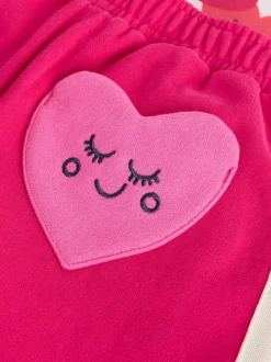 Little Bird by Jools Oliver Red/Pink Sweater and Joggers Set 2 Piece