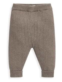 Mamas & Papas Brown 2 Piece 100% Cotton Bear Knit Set