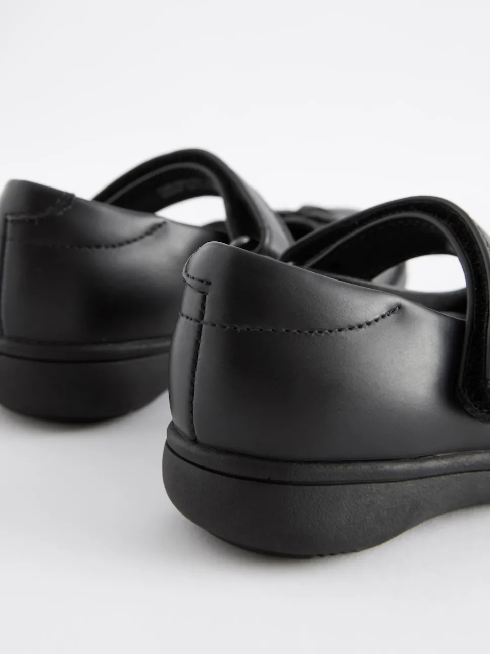Matt Black Standard Fit (F) School Junior Butterfly Mary Jane Shoes