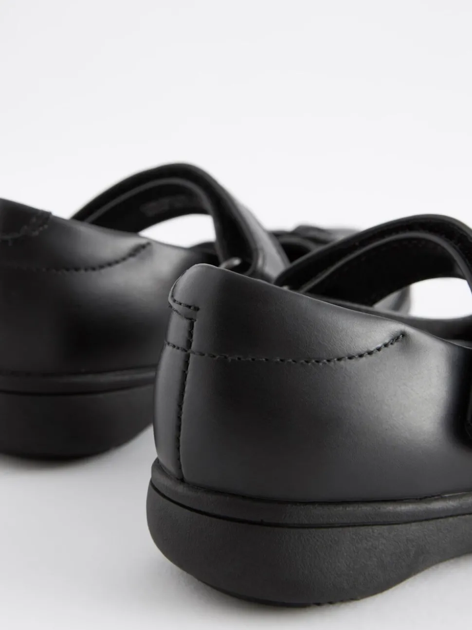 Matt Black Wide Fit (G) School Junior Butterfly Mary Jane Shoes