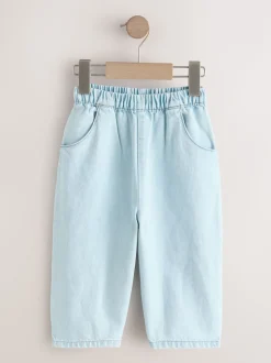 Mid Blue Pullon Barrel Jeans (3mths-7yrs)