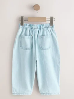Mid Blue Pullon Barrel Jeans (3mths-7yrs)