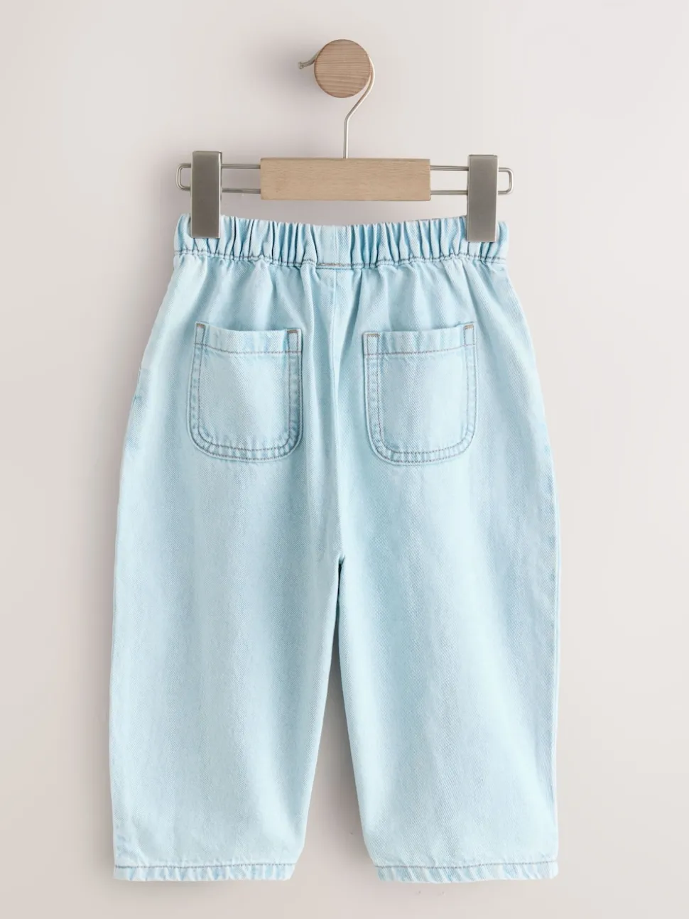 Mid Blue Pullon Barrel Jeans (3mths-7yrs)