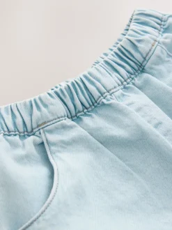Mid Blue Pullon Barrel Jeans (3mths-7yrs)