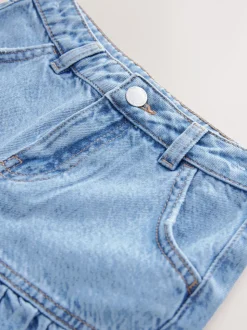 Mid Blue Cotton Skirt (3-16yrs)
