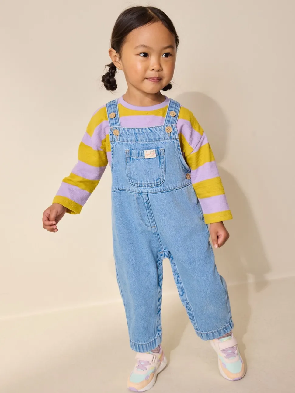 Mid Blue Denim Dungarees (3mths-7yrs)