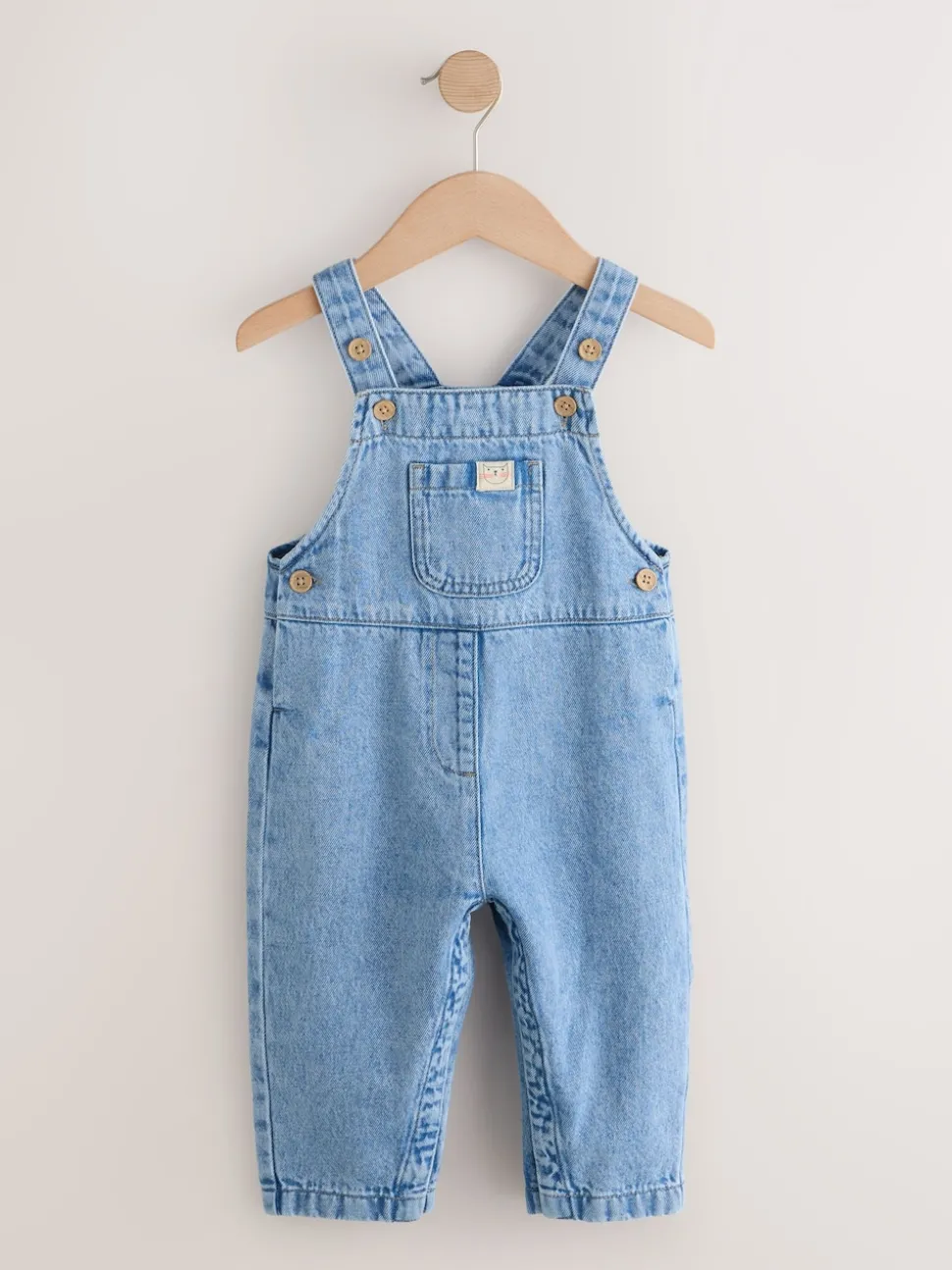 Mid Blue Denim Dungarees (3mths-7yrs)