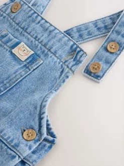 Mid Blue Denim Dungarees (3mths-7yrs)