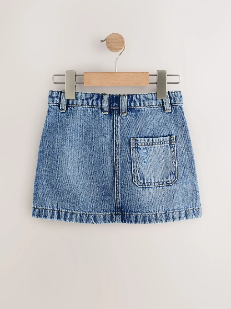 Mid Blue Denim Skirt (3-16yrs)