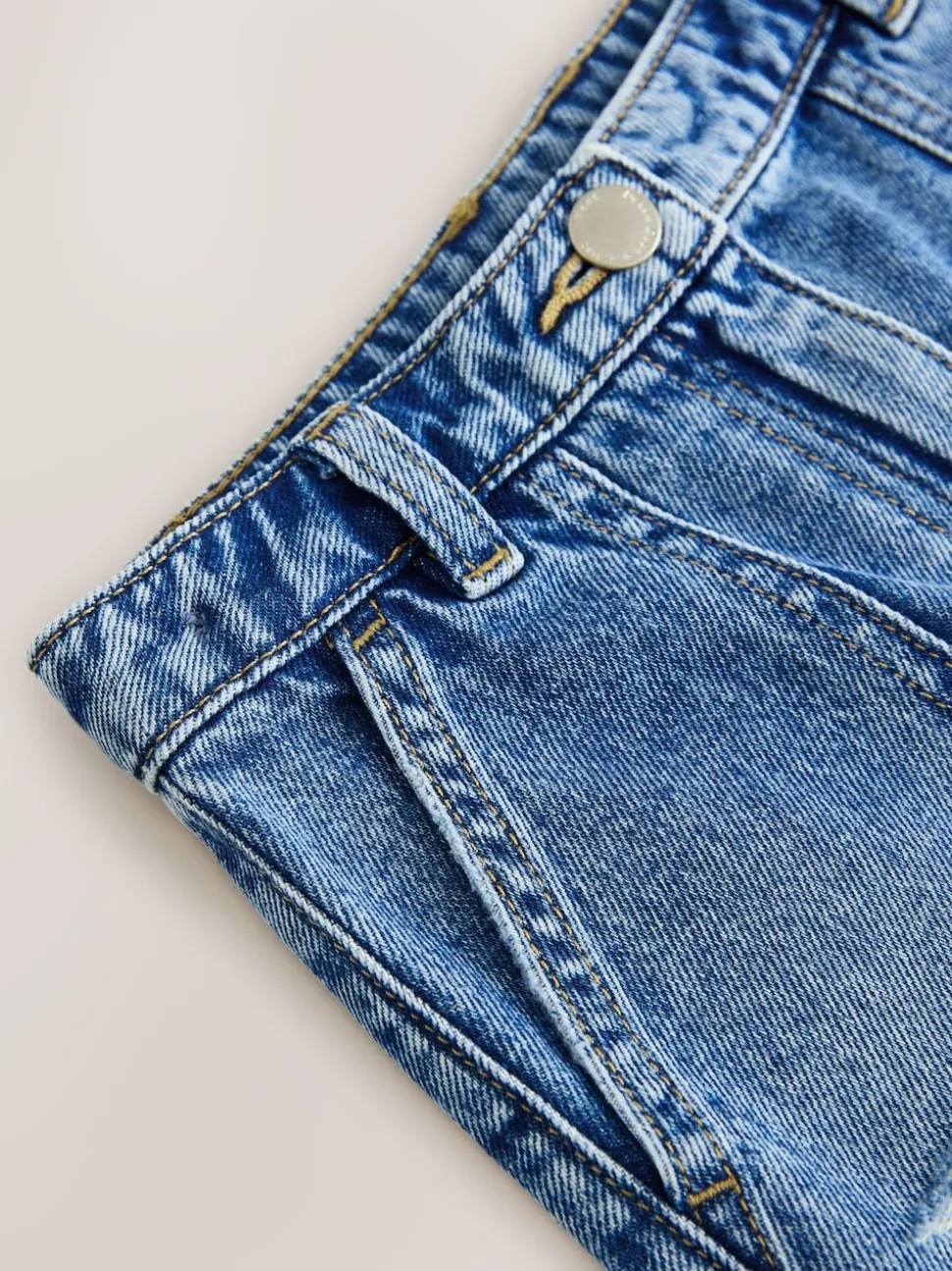 Mid Blue Denim Skirt (3-16yrs)