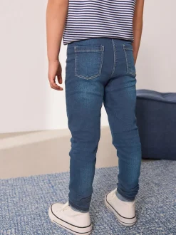 Mid Blue Long Length Stretch Jeggings (3-16yrs)