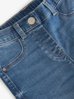 Mid Blue Long Length Stretch Jeggings (3-16yrs)
