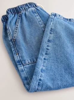 Mid Blue Pullon Barrel Jeans (3-16yrs)