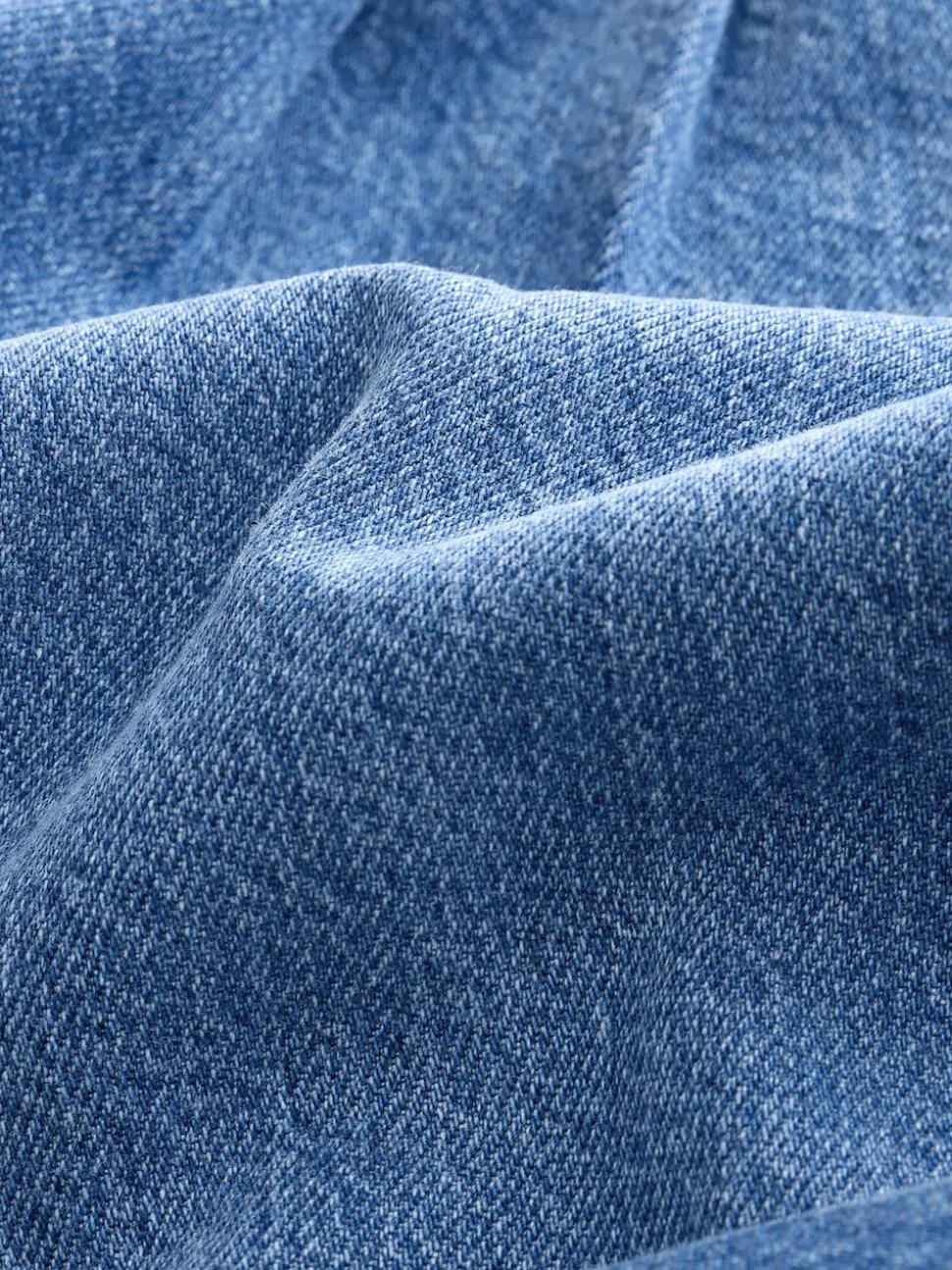 Mid Blue Pull On Wide Leg Jeans (6-16yrs)
