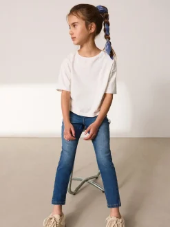 Mid Blue Regular Fit Skinny Jeans (3-16yrs)