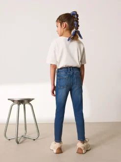 Mid Blue Regular Fit Skinny Jeans (3-16yrs)