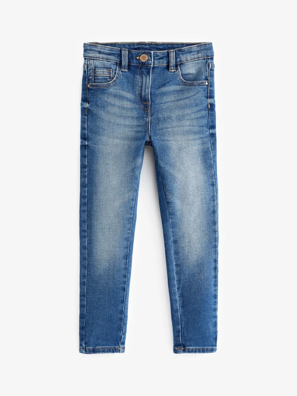 Mid Blue Regular Fit Skinny Jeans (3-16yrs)