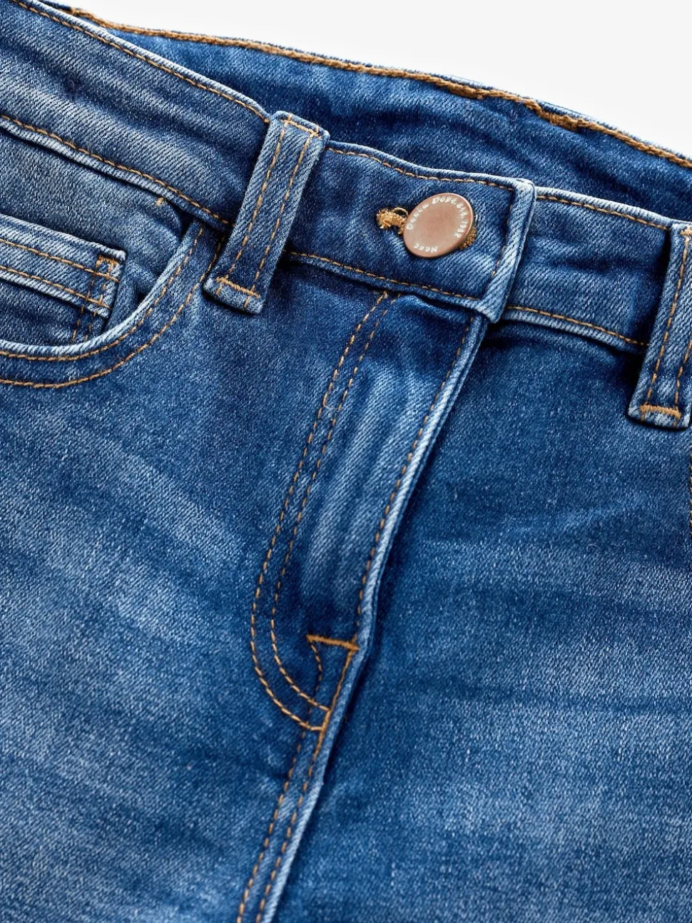 Mid Blue Regular Fit Skinny Jeans (3-16yrs)