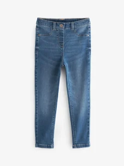 Mid Blue Regular Length Stretch Jeggings (3-16yrs)