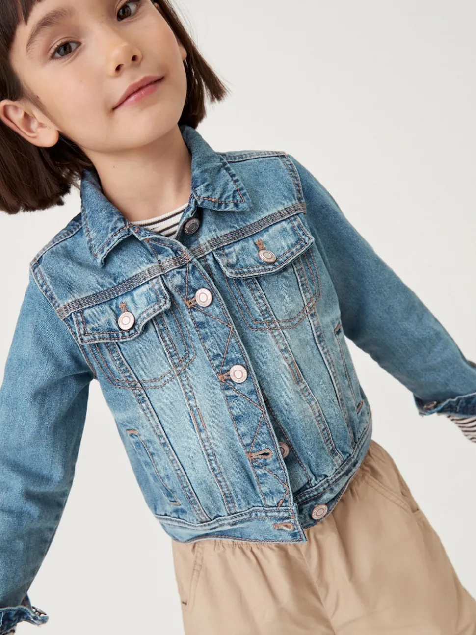 Mid Blue Western Jacket (3-16yrs)