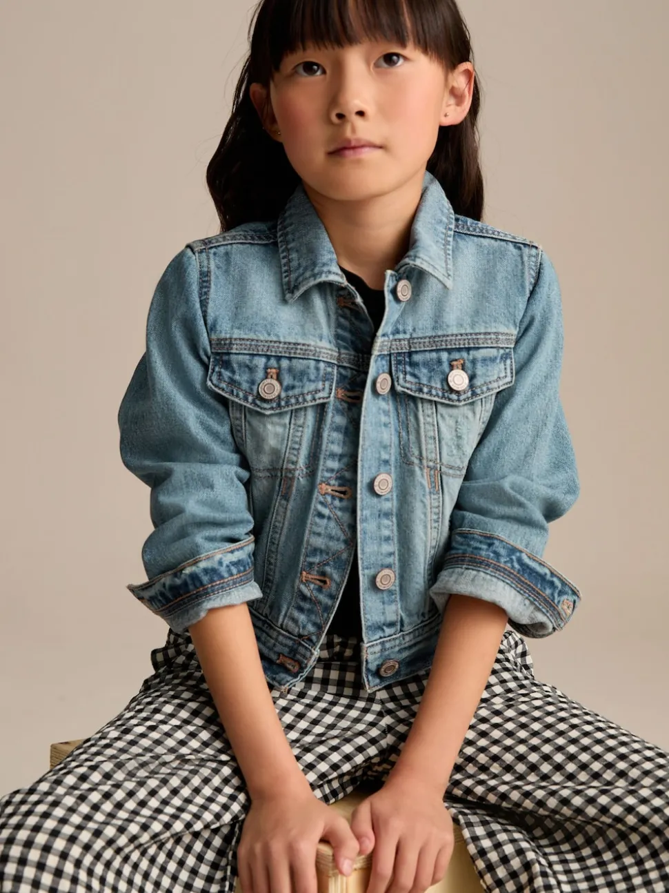 Mid Blue Western Jacket (3-16yrs)