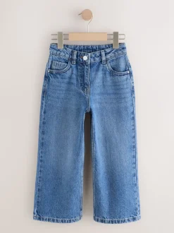 Mid Denim Blue Wide Leg Jeans (3-16yrs)