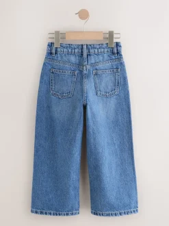 Mid Denim Blue Wide Leg Jeans (3-16yrs)
