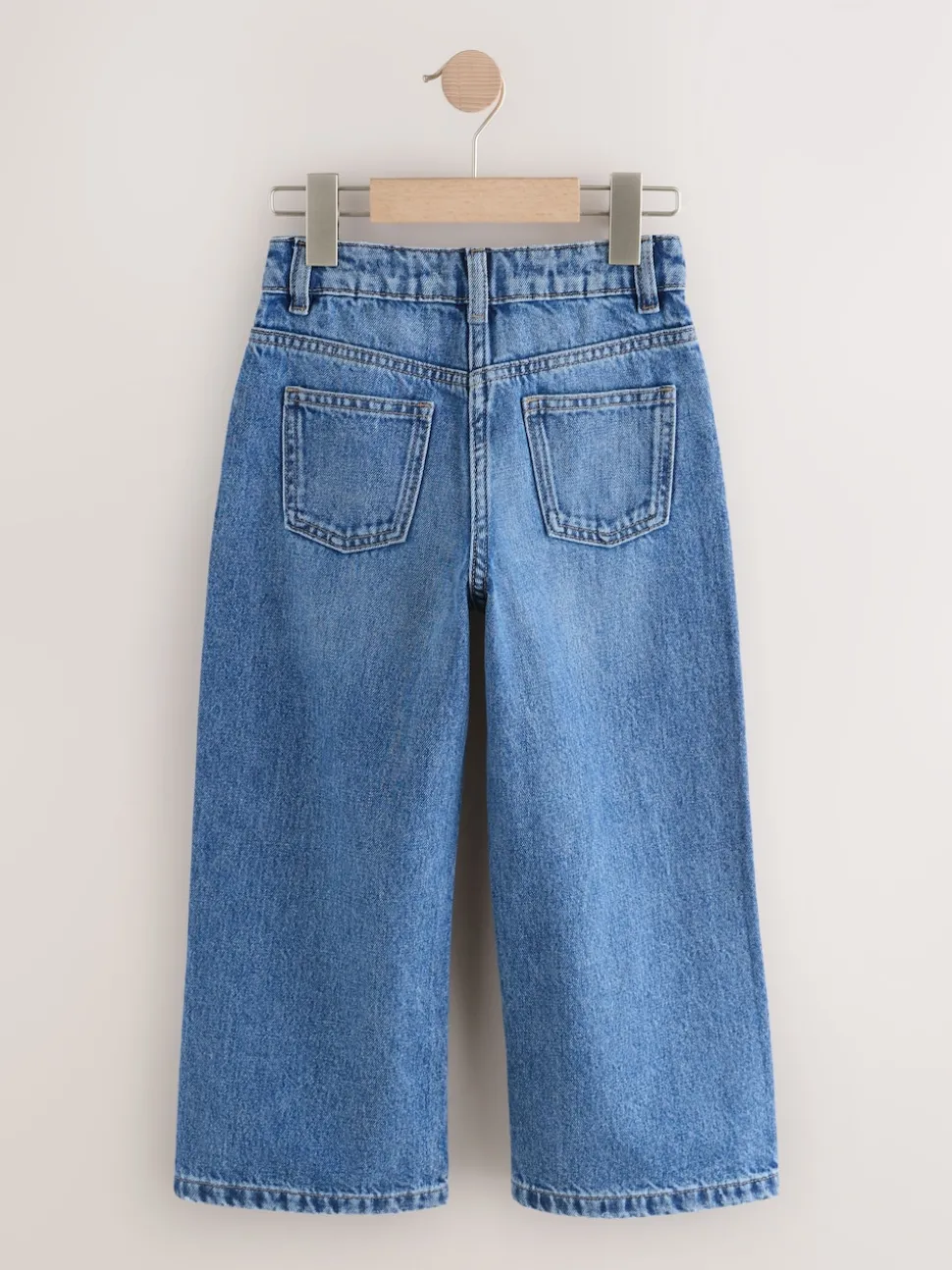 Mid Denim Blue Wide Leg Jeans (3-16yrs)