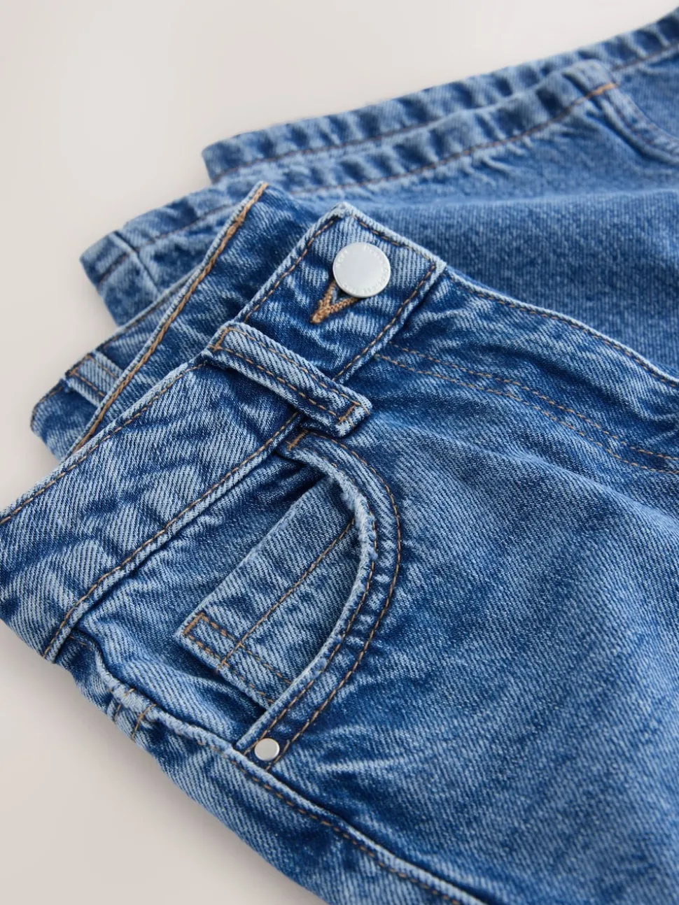 Mid Denim Blue Wide Leg Jeans (3-16yrs)