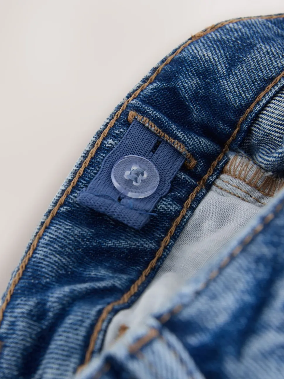 Mid Denim Blue Wide Leg Jeans (3-16yrs)