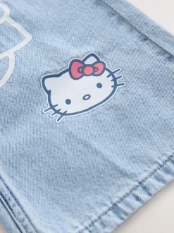 Mid Wash Hello Kitty Wide Leg Jeans (3-16yrs)