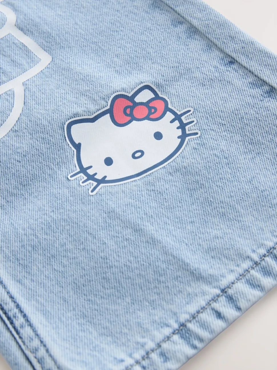 Mid Wash Hello Kitty Wide Leg Jeans (3-16yrs)