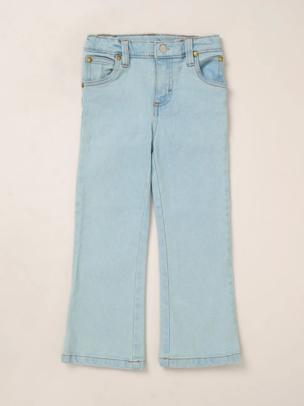 Miss Broderie Crop White Top Jeans and Bag Outfit Set
