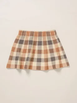 Miss Brown True Knit Cardigan and Check Skirt Set