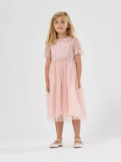 Miss Cluster Sequin Waterfall Dress