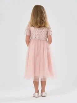 Miss Cluster Sequin Waterfall Dress