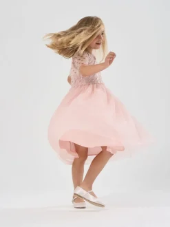 Miss Cluster Sequin Waterfall Dress