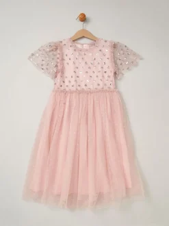Miss Cluster Sequin Waterfall Dress