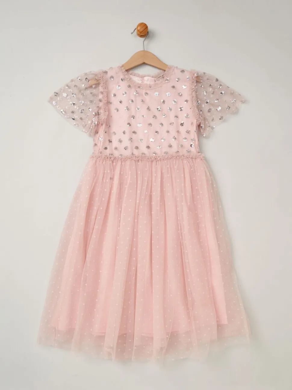 Miss Cluster Sequin Waterfall Dress