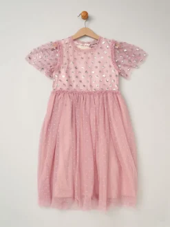 Miss Cluster Sequin Waterfall Dress