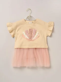 Miss Cropped Printed T-Shirt and Skirt Outfit Set