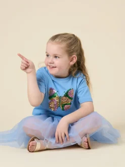 Miss Cropped Printed T-Shirt and Skirt Outfit Set