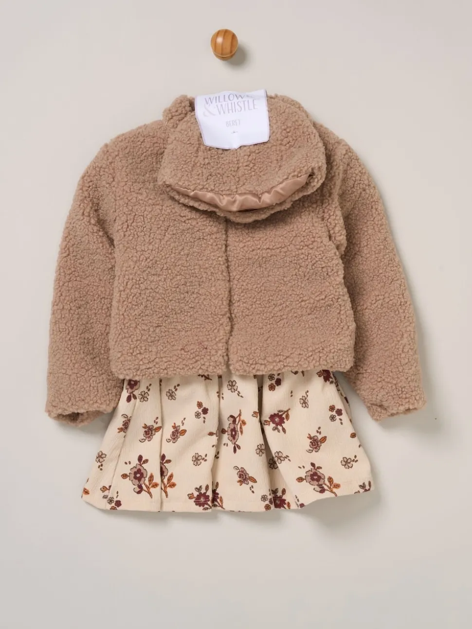 Miss Fur Jacket and Dress Outfit Set