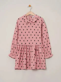 Miss Girls Faux Fur Jacket and Dress 2 Piece Set