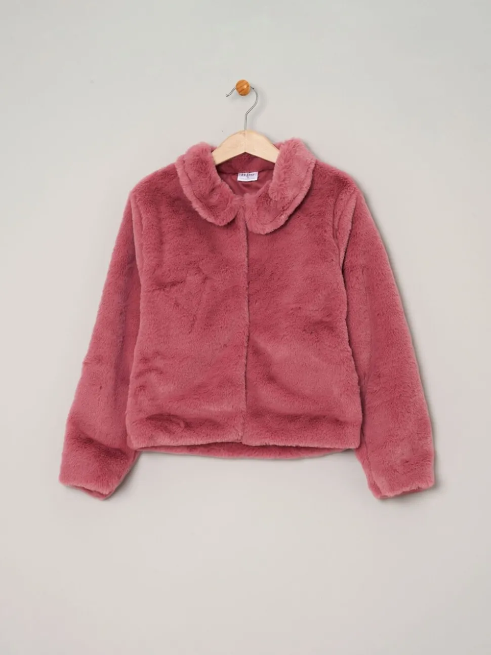 Miss Girls Faux Fur Jacket and Dress 2 Piece Set
