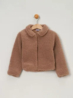 Miss Girls Faux Fur Jacket and Dress 2 Piece Set