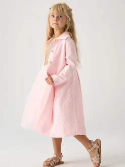 Miss Jacquard Star Jacket and Sequin Dress Set