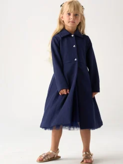 Miss Jacquard Star Jacket and Sequin Dress Set